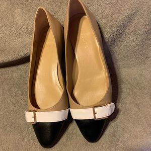 Talbots Buckle pointed toe flats